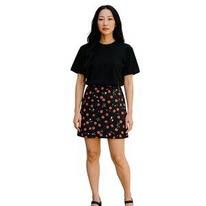 Tripp NYC Y2K Cherry Skirt Ladies Plus Size 22 RARE Grunge Mall Goth EMO PUNK